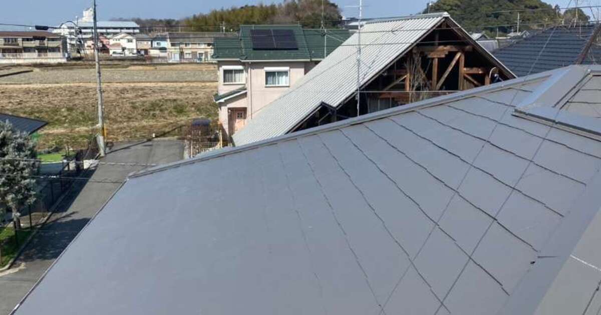 唯維工務店が塗装を施した奈良県御所市の住宅屋根